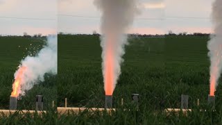 Sugar Rocket Fuel Static Test