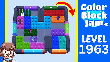 Color Block Jam Level 1055 (1963) Solution Walkthrough