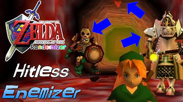 Zelda OoT Randomizer No Hit Challenge with Enemy Shuffle