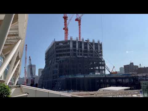 30階161m「TAKANAWA GATEWAY CITY」4街区の様子 2023年8月5日撮影