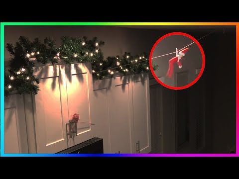 the-most-mysterious-elf-on-a-shelf-caught-on-camera!-😨😱