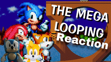 Sonic And Tails React To Who can pass the Mega loop? Sonic sprite animation