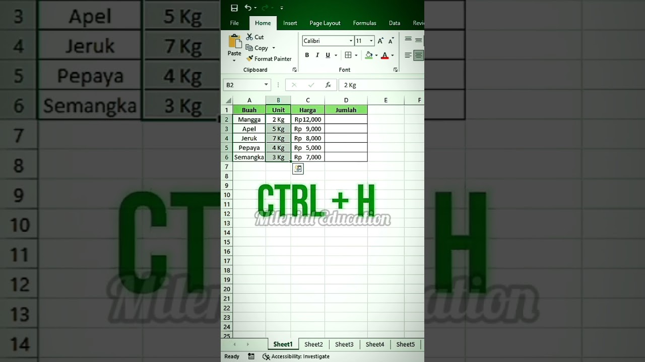 Cara Mengatasi Hasil Perkalian Value di Excel