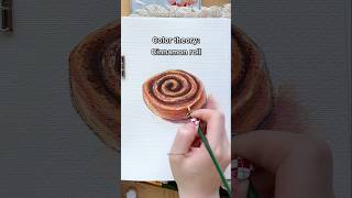 Full Trust the Process| cinnamon roll color theory🥧#watercolor #colortheory #cinnamoroll Guide