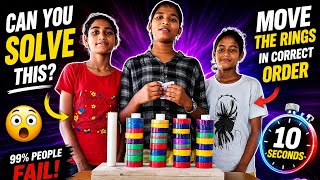 😱 Only Genius Can Solve This Ring Puzzle! | 3 Minuts Challenge