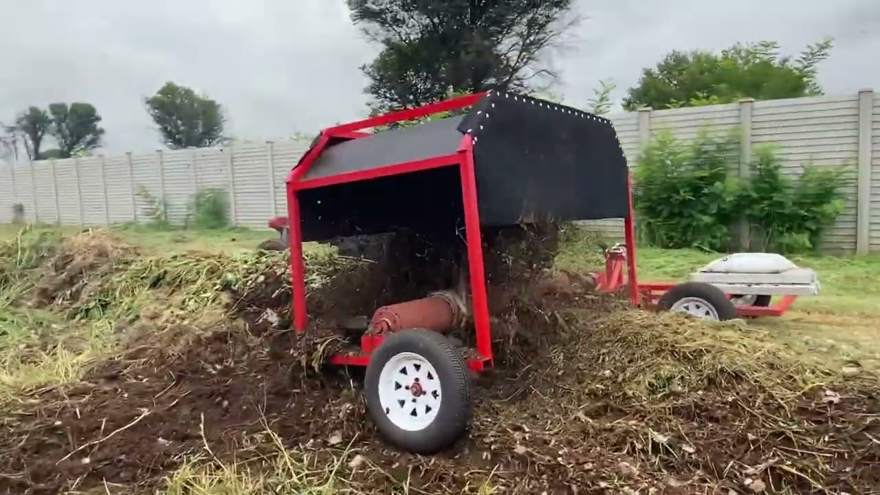 Compost turner - Built ourselves