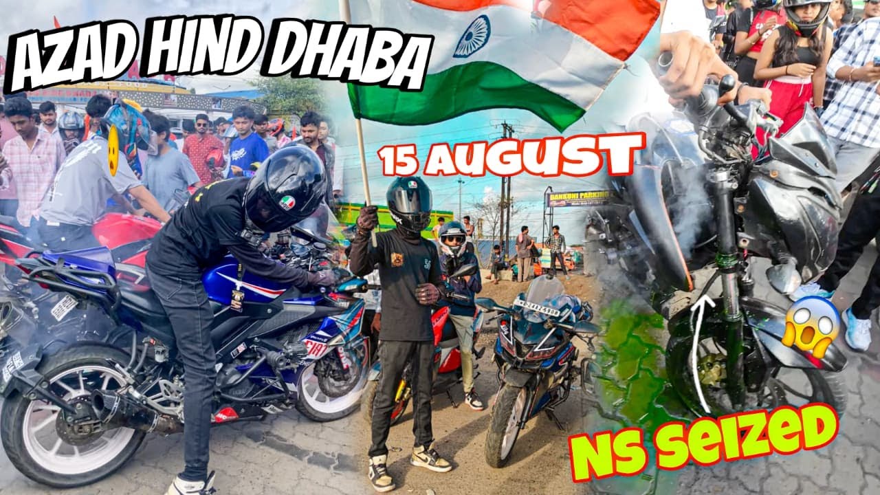 15 AUGUST RIDE 2025 || INDEPENDENCE DAY RIDE || AZAD HIND DHABA  @ride_with_bosco ​