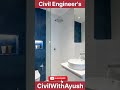 Modern Bathroom Design 🔥 Civil Engineer’s Smart Idea