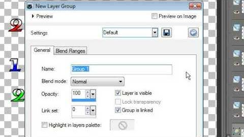 Paint Shop Pro Basics 12) Layers - Layer Groups