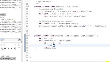 VTC Player   Advanced Java Programming Java SE 7, Autoboxing   Unboxing
