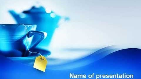 Tea PowerPoint Template by PoweredTemplate.com