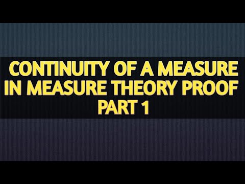 CONTINUITY OF A