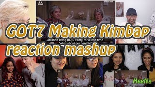 [GOT7] 엄마가 잠든 후에 Making Kimbap With GOT7｜reaction mashup *request*