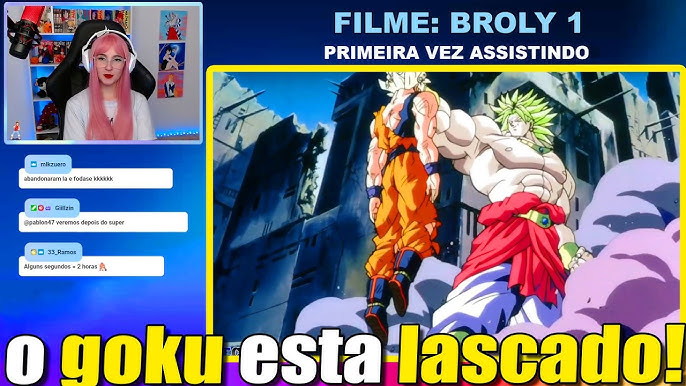 cátia reagindo a GOKU VÊ GOTEN PELA PRIMEIRA VEZ (Dragon Ball Z EP 208) 