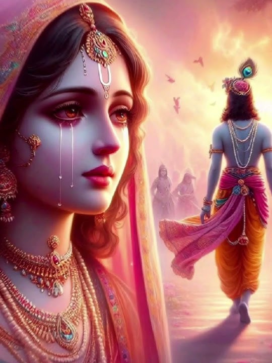 Ye prem he taa moh maya🦚📿🙏🏻|\radhakrishna||sadmoment #radhakrishna #shorts