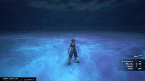 KINGDOM HEARTS Ⅲ-Remind Dlc How To Get OOB In Frozen Boss Area From Data Greetings