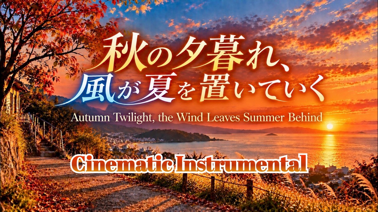 秋の夕暮れ、風が夏を置いていく｜弦楽四重奏とバンドの融合 - 秋の