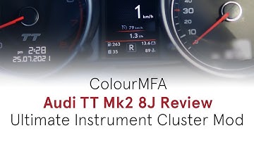 Audi TT Mk2 3.6 (8J) with ColourMFA - Review and Extensive Use. Is it worth the modification?