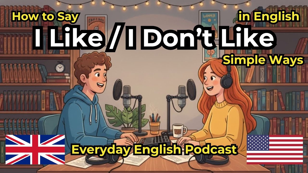 How to Say “I Like / I Don’t Like” in English (Very Simple Ways)