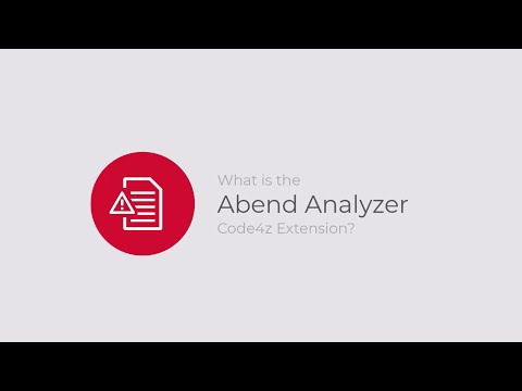 Abend Analyzer for Mainframe Extension (VS Code) - Features
