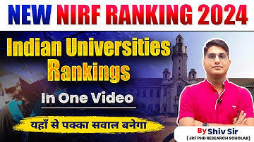 NTA UGC NET | New NIRF Ranking 2024 | Indian Universities Ranking | Apni University | By Shiv Sir