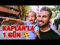 KAPLAN ve BABA GÜNÜ! SOKAKLARDAYIZ! Her Şeyi Yedik 😍 VLOG#37