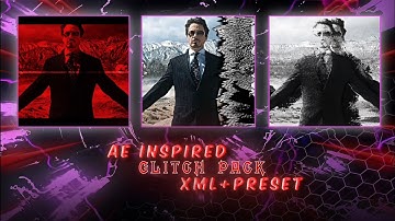 Glitch Effect Alight Motion XML | Glitch Effect Alight Motion Preset | Glitch Transition