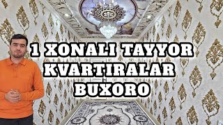 БУХАРА КВАРТИРЫ // 1 XONALI TAYYOR KVARTIRA NARXLARI 12.04.2024