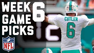 Week 6 Game Picks in Under 3 Minutes ⏱🏈  | NFL Highlights
