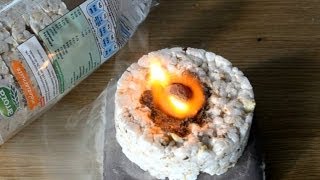 Hot Metal Ball Vs Rice Cakes - Popular Science Experiment