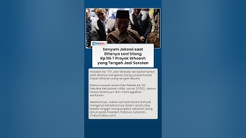 Respons Jokowi yang Pilih Bungkam saat Ditanya Wartawan soal Utang Proyek Whoosh Rp 116 T