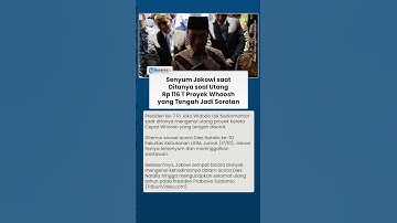 Respons Jokowi yang Pilih Bungkam saat Ditanya Wartawan soal Utang Proyek Whoosh Rp 116 T