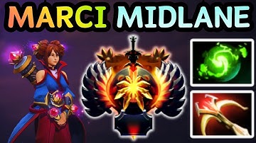 🔥 MARCI MID — ONE JUMP AND THE ENEMY DISAPPEARS | DOTA 2 GAMEPLAY 🔥