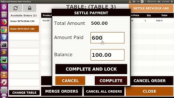 A  Restaurant Management System made with JavaFX   React  JS and  Django