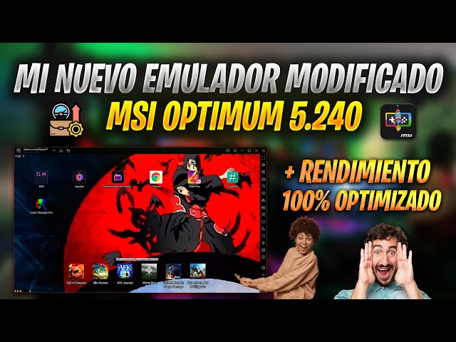 MSI OPTIMUM 5.240 LITE PARA PC DE BAJOS RECURSOS - MI NUEVO EMULADOR MODIFICADO 🚀🤯 class=