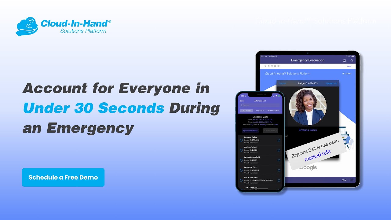 Manual Headcounts During Emergencies? This Way Is Better - YouTube