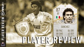 BEST ICON STRIKER UNDER 500K? 87 BASE ICON HUGO SANCHEZ PLAYER REVIEW! FIFA 21 ULTIMATE TEAM