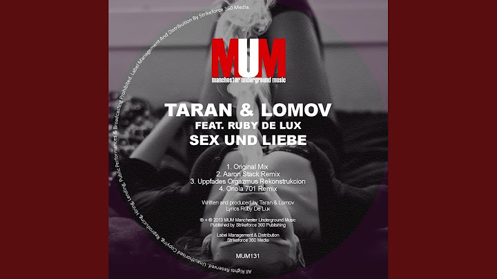Sex und Liebe (Uppfades Orgazmus Rekonstrukcion)