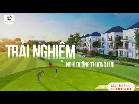 Dự án biệt thự west lakes golf   villas Long An