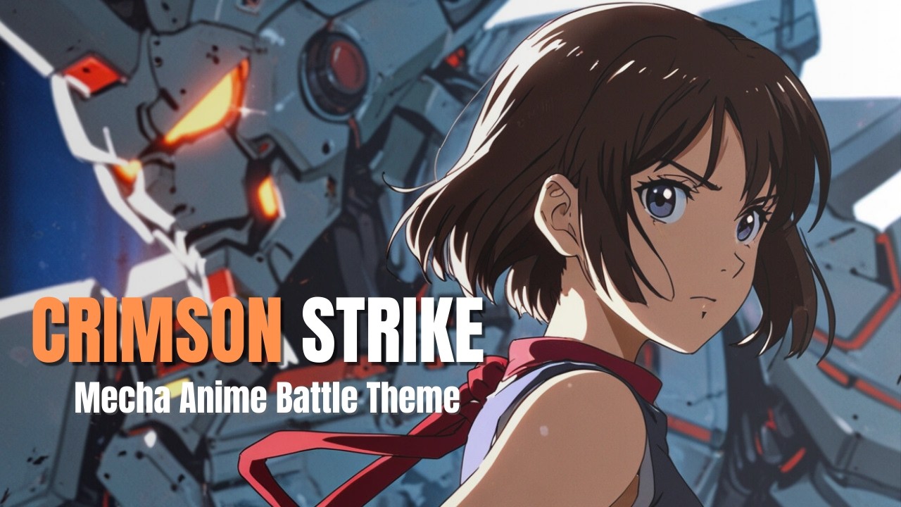 Mecha Battle Anime Theme | Epic J-Rock OST|Uplifting,Motivational|♦CRIMSON STRIKE♦