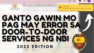 NBI CLEARANCE RENEWAL DOOR-TO-DOOR DELIVERY 2022 (Ganito gagawin pag may error/expired/invalid)