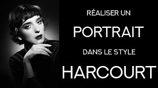 Faire un portrait dans le style Harcourt