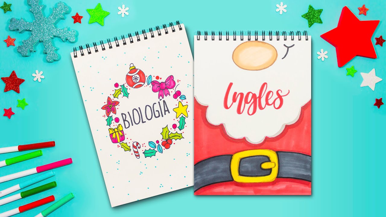 Compartir 43+ imagen portadas de navidad para cuadernos faciles
