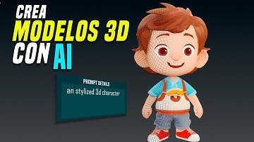 🤯Crear modelos 3d con Inteligencia Artificial nunca fue tan FACIL 😱!! tutorial
