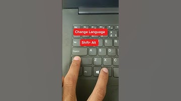 Change Language in Laptop | Language Change Shortcut in Windows 10 #shorts #shortvideo #windows
