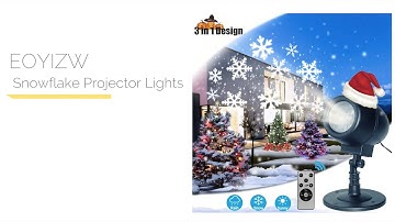 Snowflake Projector Lights Outdoor LED Projector