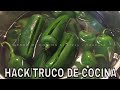 COMO QUITAR/DIMINUIR EL PICANTE A LOS CHILES JALAPEÑOS -Truco/Hack- || DESDE MI COCINA by Lizzy