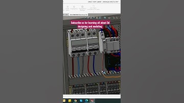 3D Model Of control panel, Solid Works CAD Designing  in hindi/urdu,Motor starter panel #solidworks