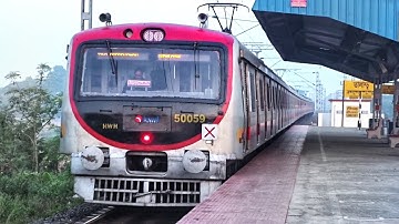 Most Unique One & Only BEML EMU as Howrah-Barddhaman Local Arrive & Depart Talandu Station | ER