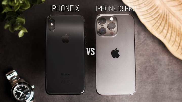 Difference between iphone x and 13 pro